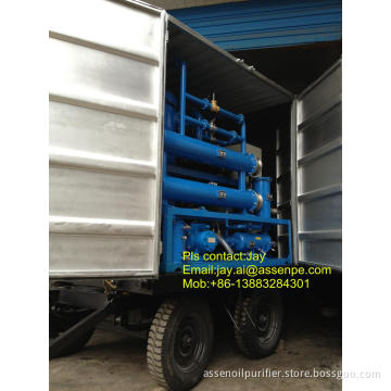 Trailer mounted Insulating Oil Purification system unit
